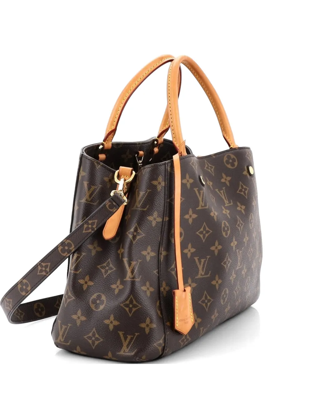 Louis Vuitton Pre-Owned Montaigne Handbag Monogram Canvas MM tote bag - Marrone