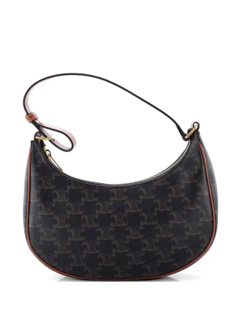 Celine Pre-Owned Ava Bag Triomphe Coated Canvas Mini shoulder bag