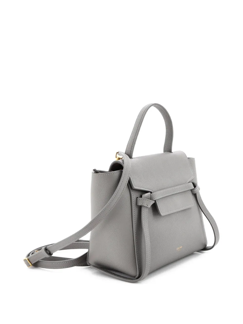 Belt Bag Textured Leather Nano Shoulder Bag