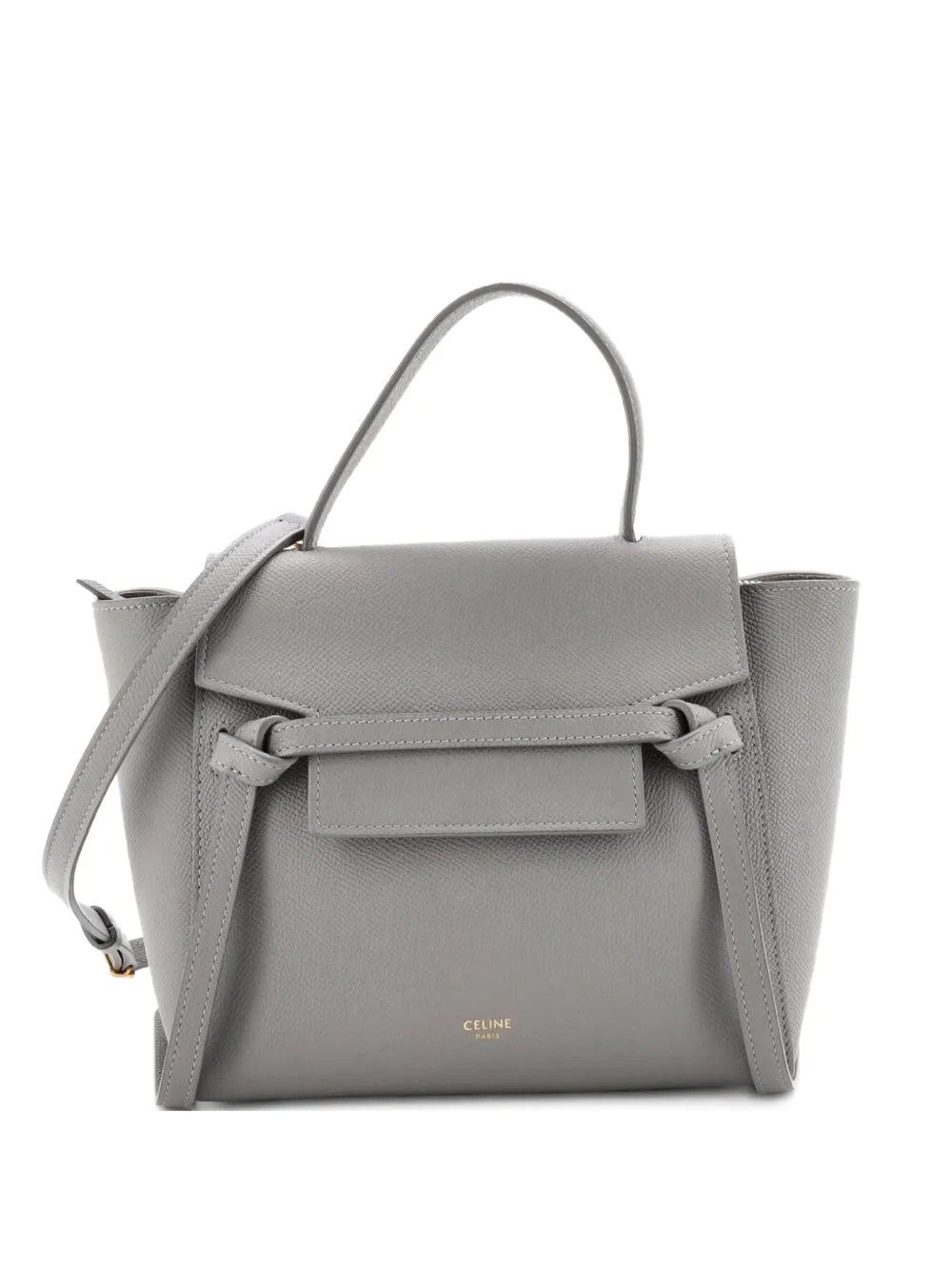 Celine Pre-Owned Belt Bag Textured Leather Nano shoulder bag - Grigio