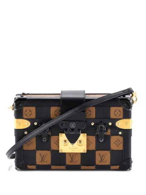 Louis Vuitton Pre-Owned bolsa de mano Petite Malle  Damier Tressage de lona y piel con monograma