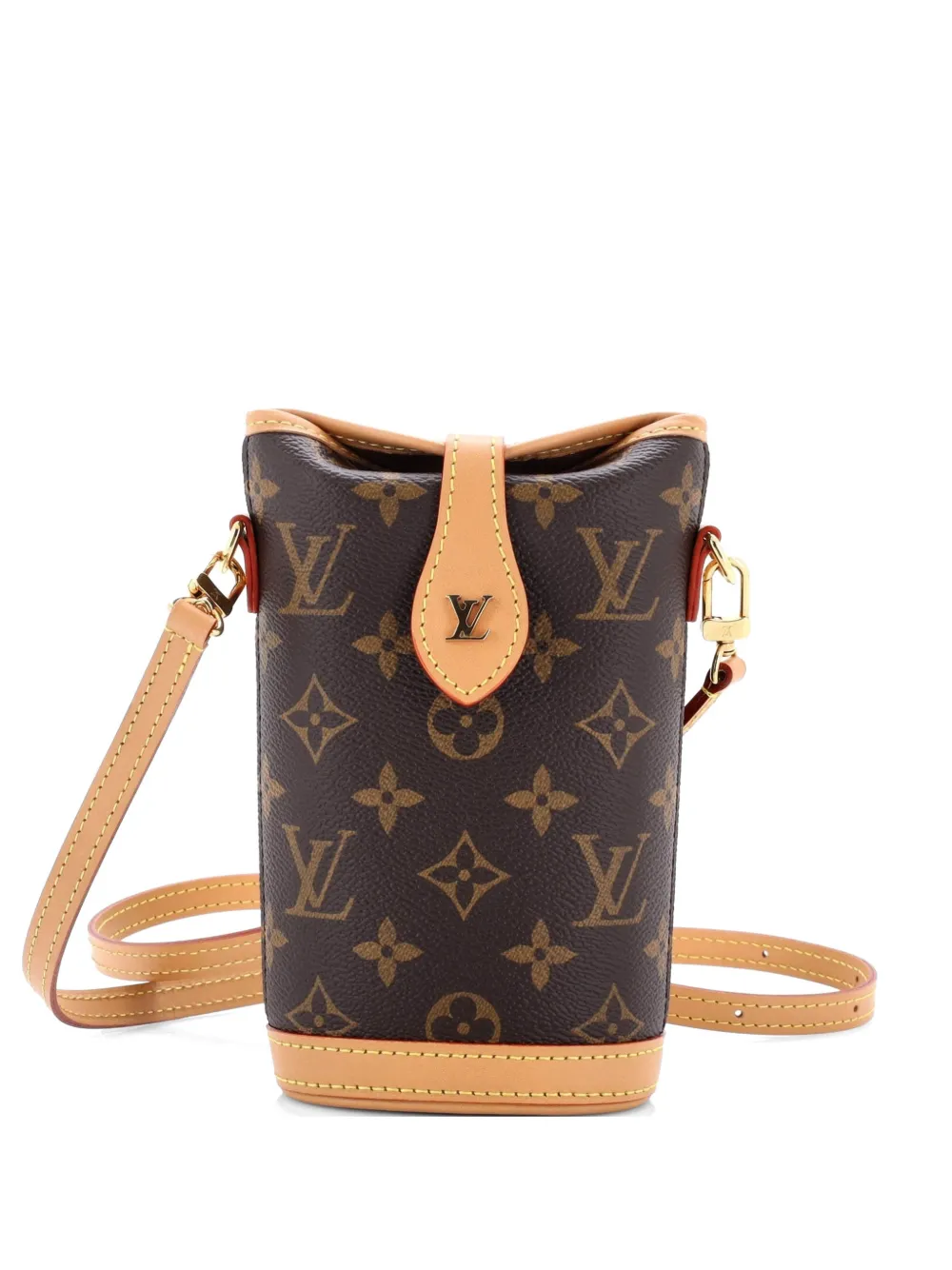 Louis Vuitton Pre-Owned Fold Me Pouch Monogram Canvas crossbody bag - Marrone