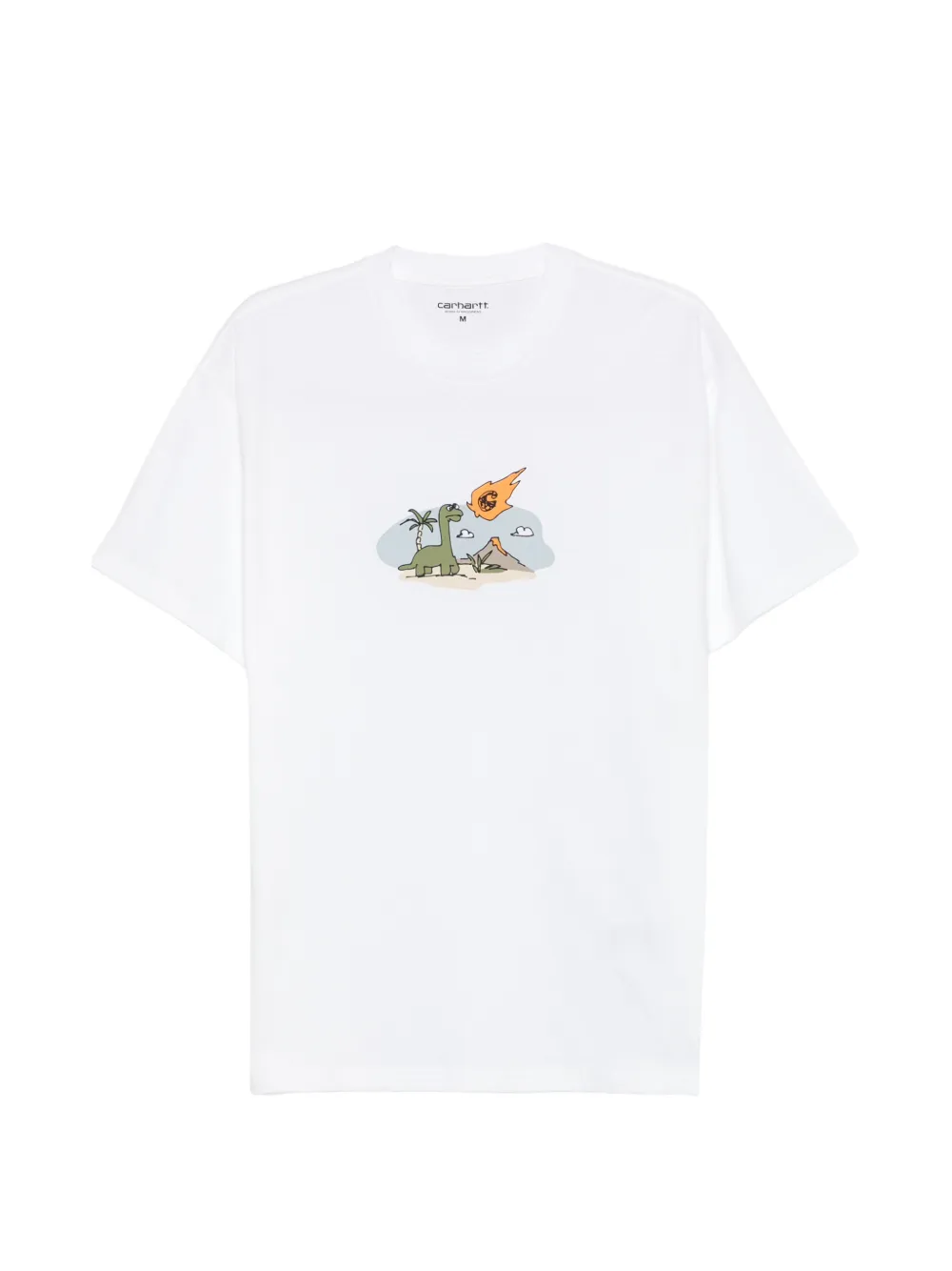 Carhartt WIP Impact T-Shirt mit grafischem Print - Weiß