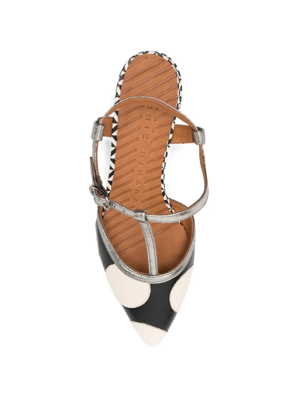 Chie Mihara Hamel T-bar heeled pumps Zwart