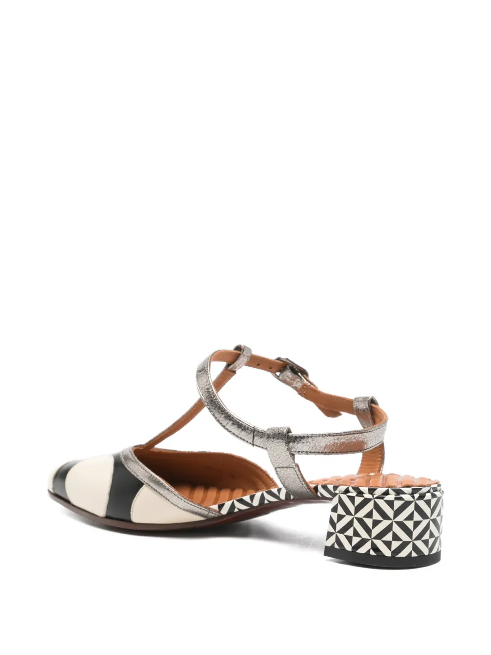 Chie Mihara Hamel T-bar heeled pumps Zwart