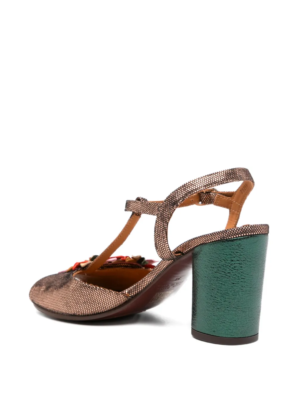 Chie Mihara Uliva floral-appliqué sandals Roze