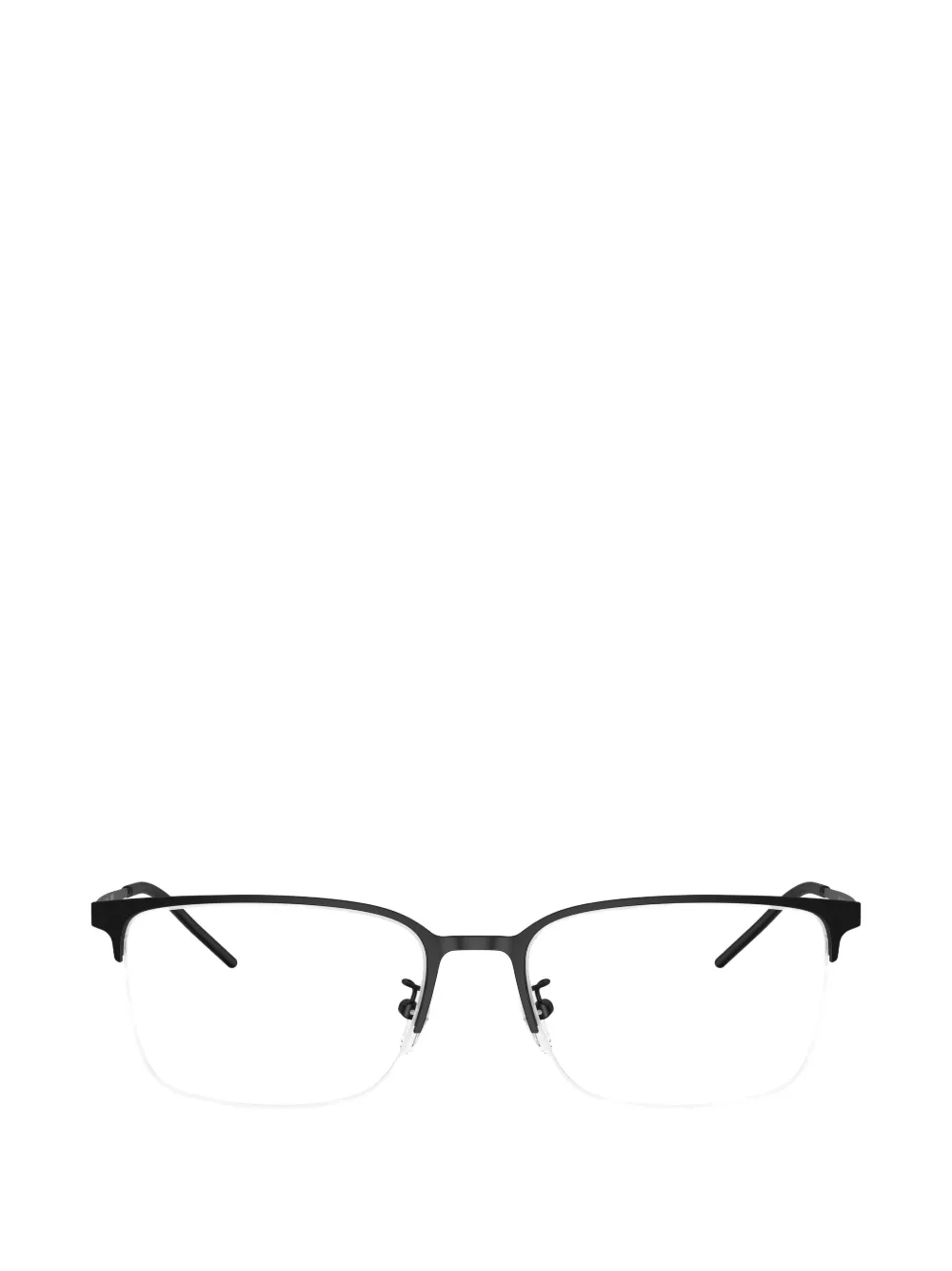 Emporio Armani rectangle-frame glasses - Nero