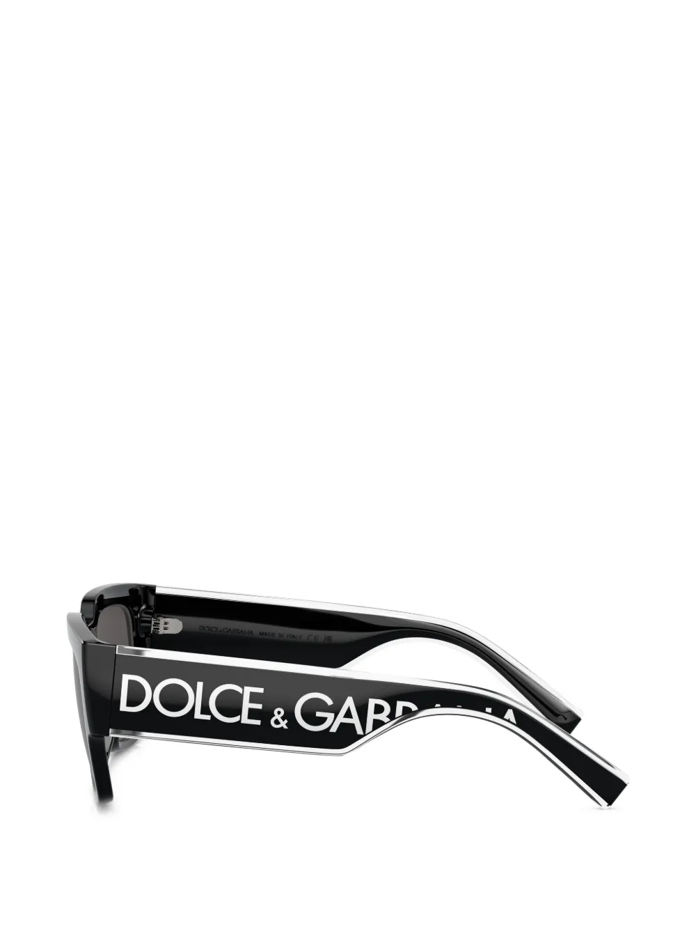 Dolce & Gabbana Eyewear Zonnebril met vierkant montuur Zwart
