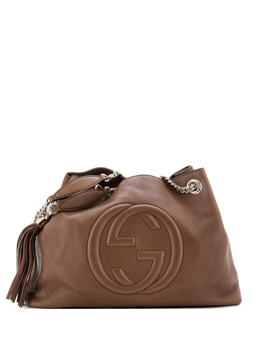 Gucci Pre-Owned Soho Chain Strap Leather Medium shoulder bag - Marrone