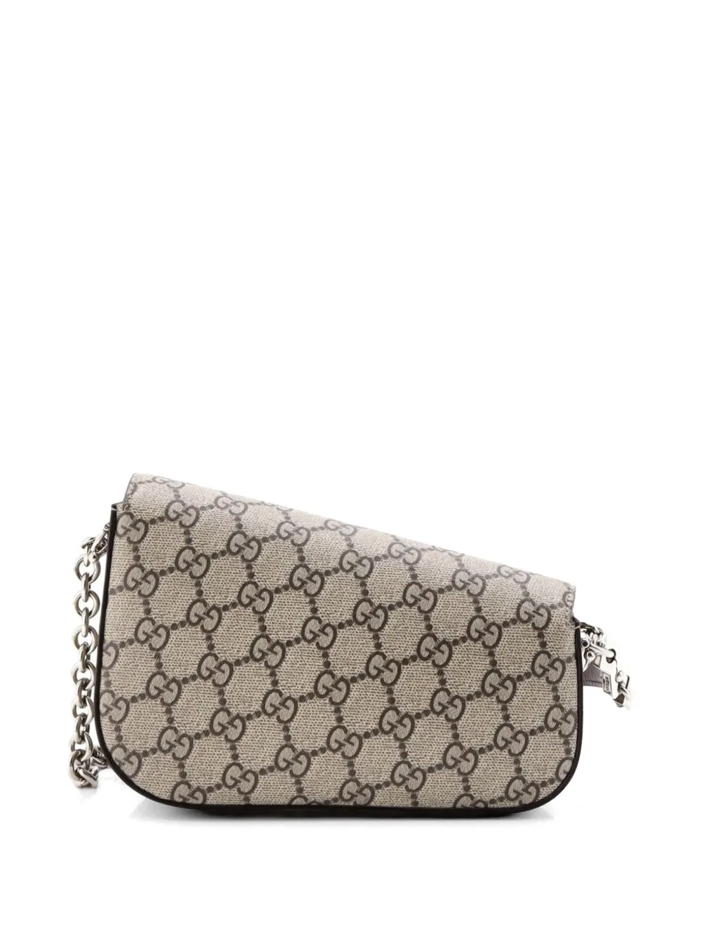 Horsebit 1955 Asymmetric Gg Coated Canvas Mini Shoulder Bag