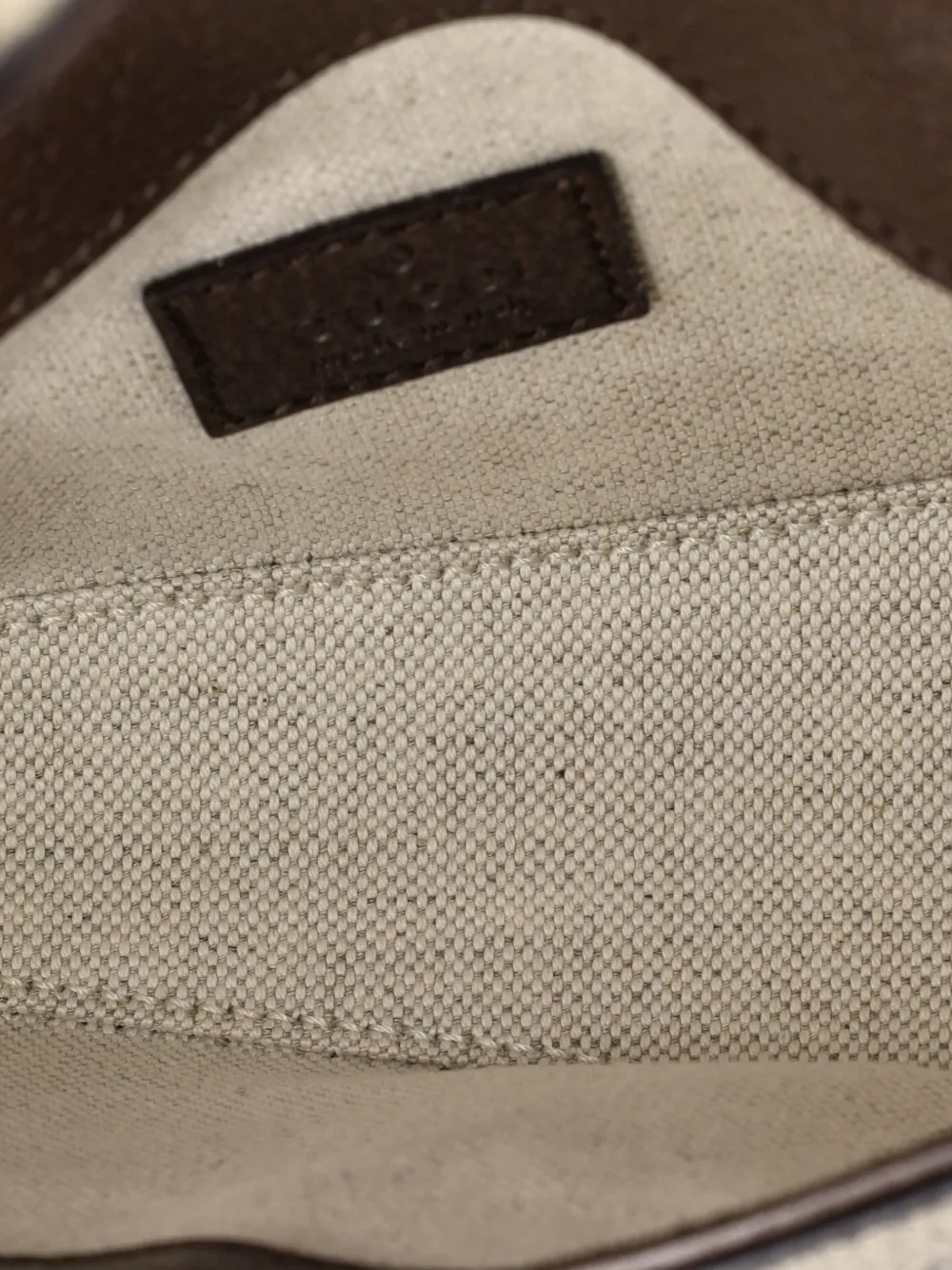 Horsebit 1955 Asymmetric Gg Coated Canvas Mini Shoulder Bag