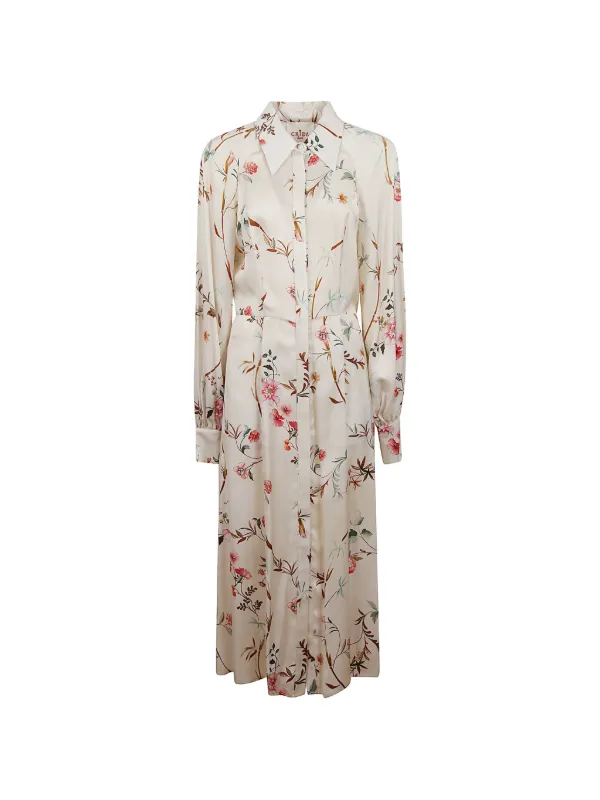 windsor midi dresses Crida Milano Windsor Floral Midi Dress