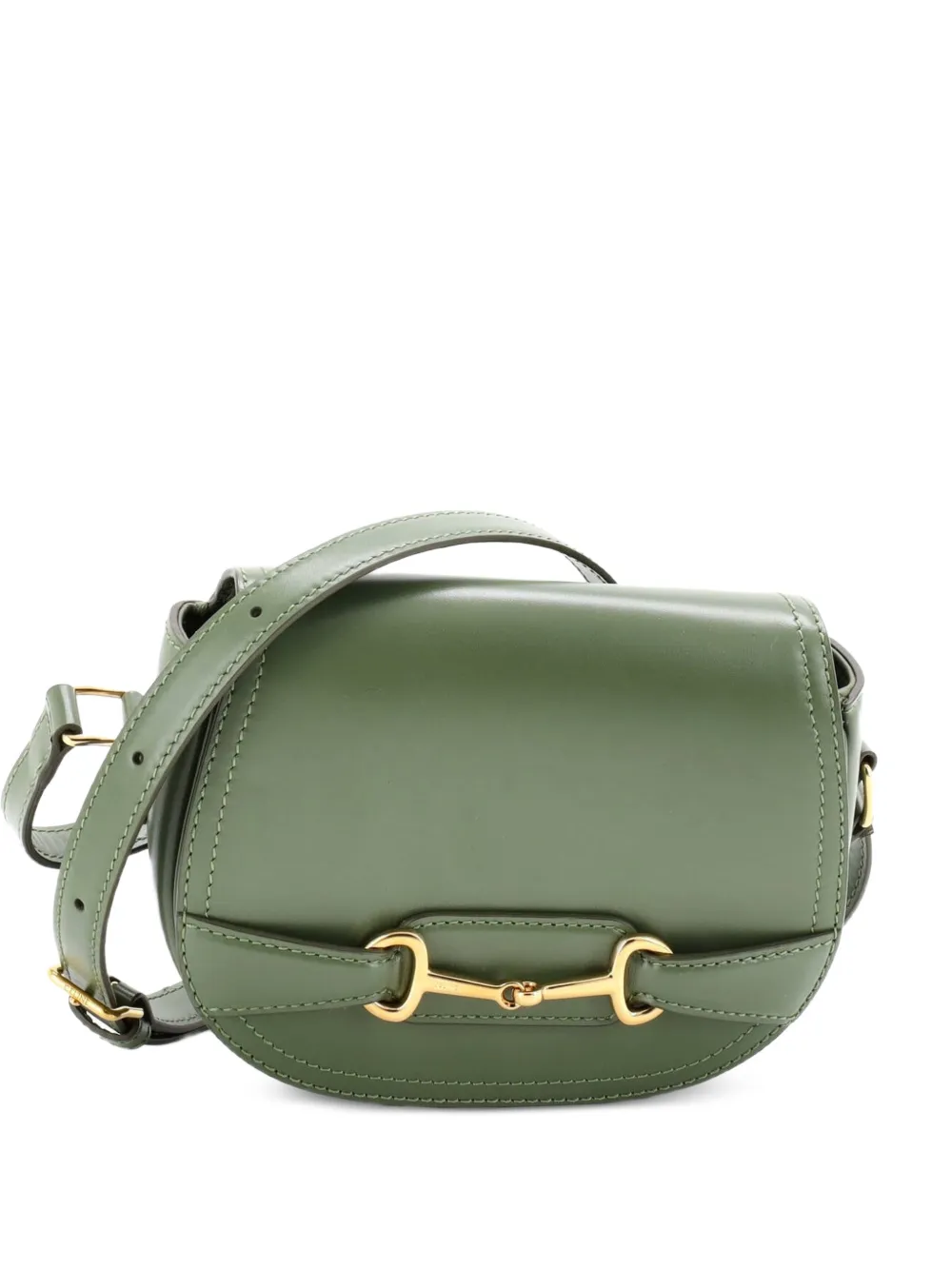 Celine Pre-Owned Crecy Flap Bag Leather Small crossbody bag - Verde