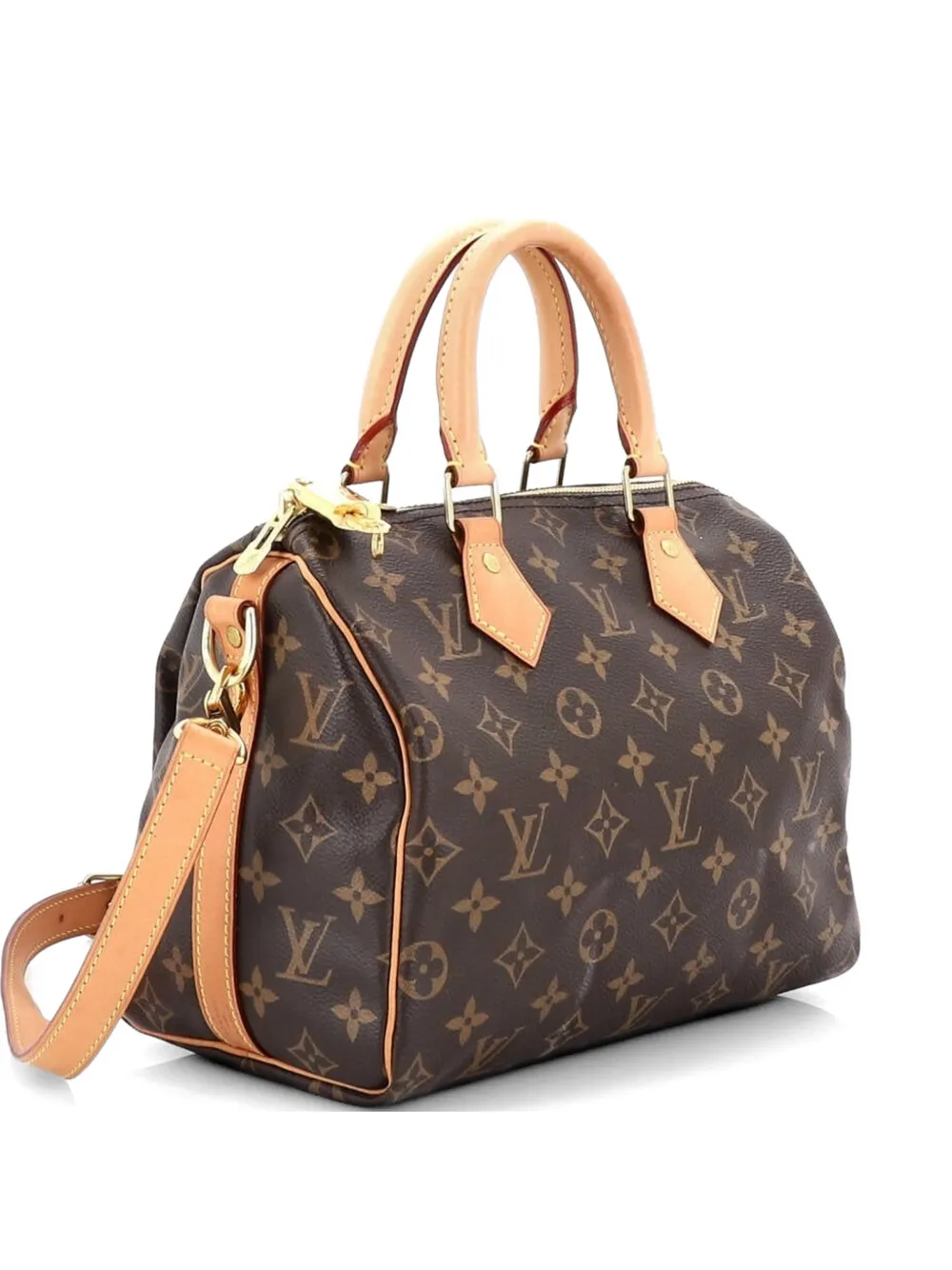 Louis Vuitton Pre-Owned Speedy Bandouliere Bag Monogram Canvas 25 satchel - Marrone