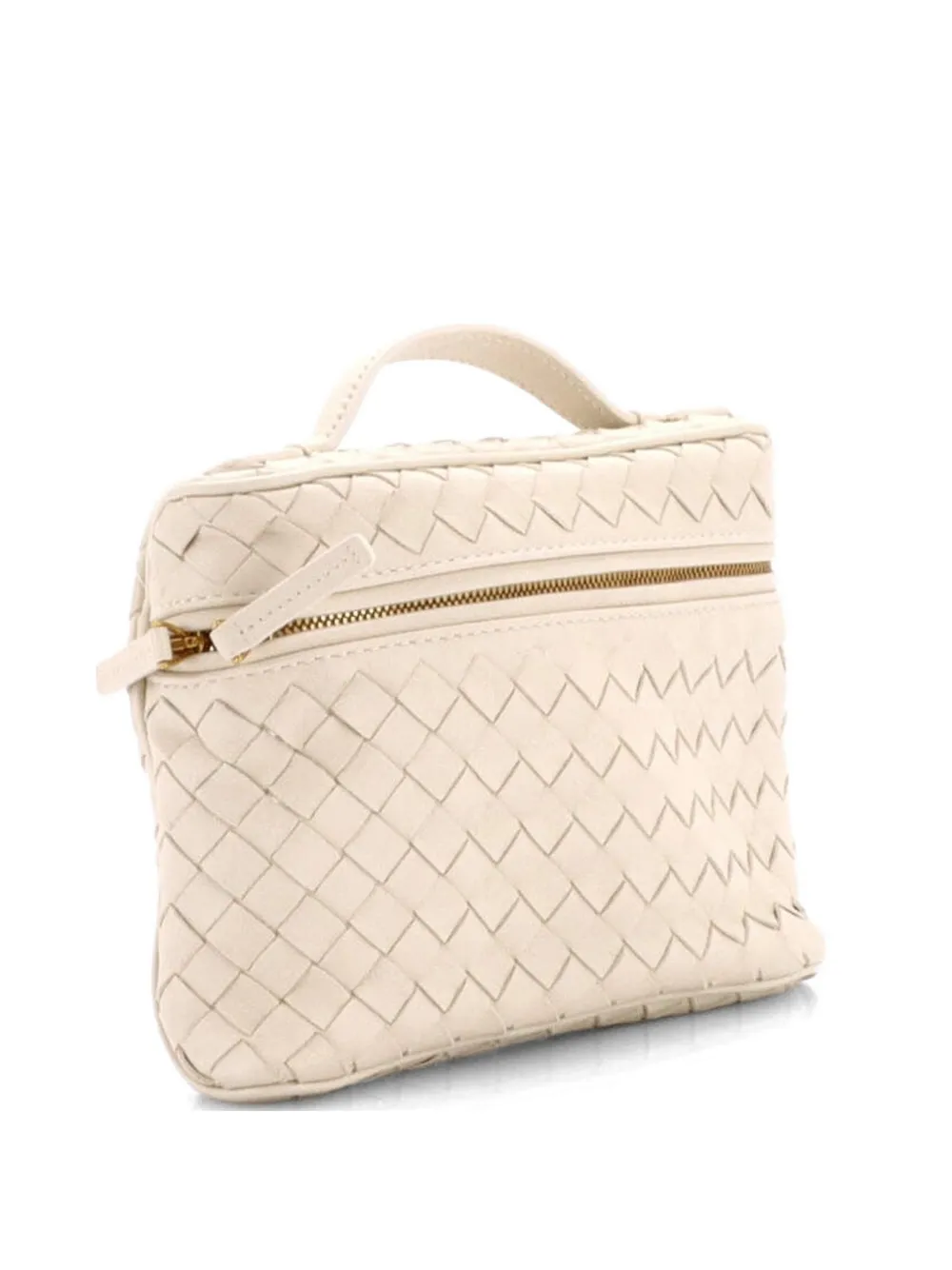 Bottega Veneta Pre-Owned Soft Chain Vanity Case Intrecciato Leather Small shoulder bag - Toni neutri