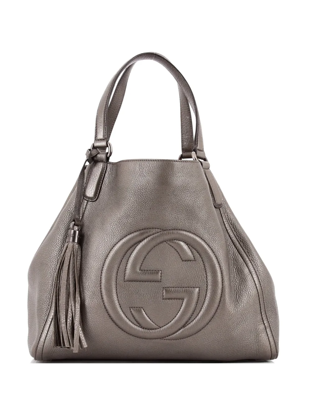 Gucci Pre-Owned Soho Leather Medium shoulder bag - Grigio