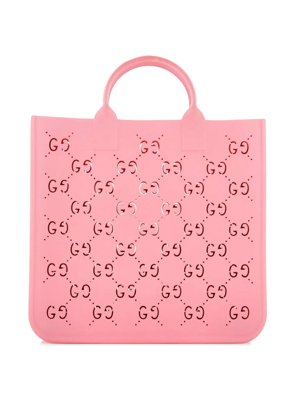 Gucci Pre-Owned Borsa tote Kid's traforata in gomma - Rosa