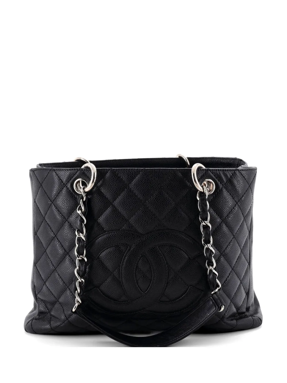 CHANEL Pre-Owned Grand Shopping Quilted Caviar tote bag - Black