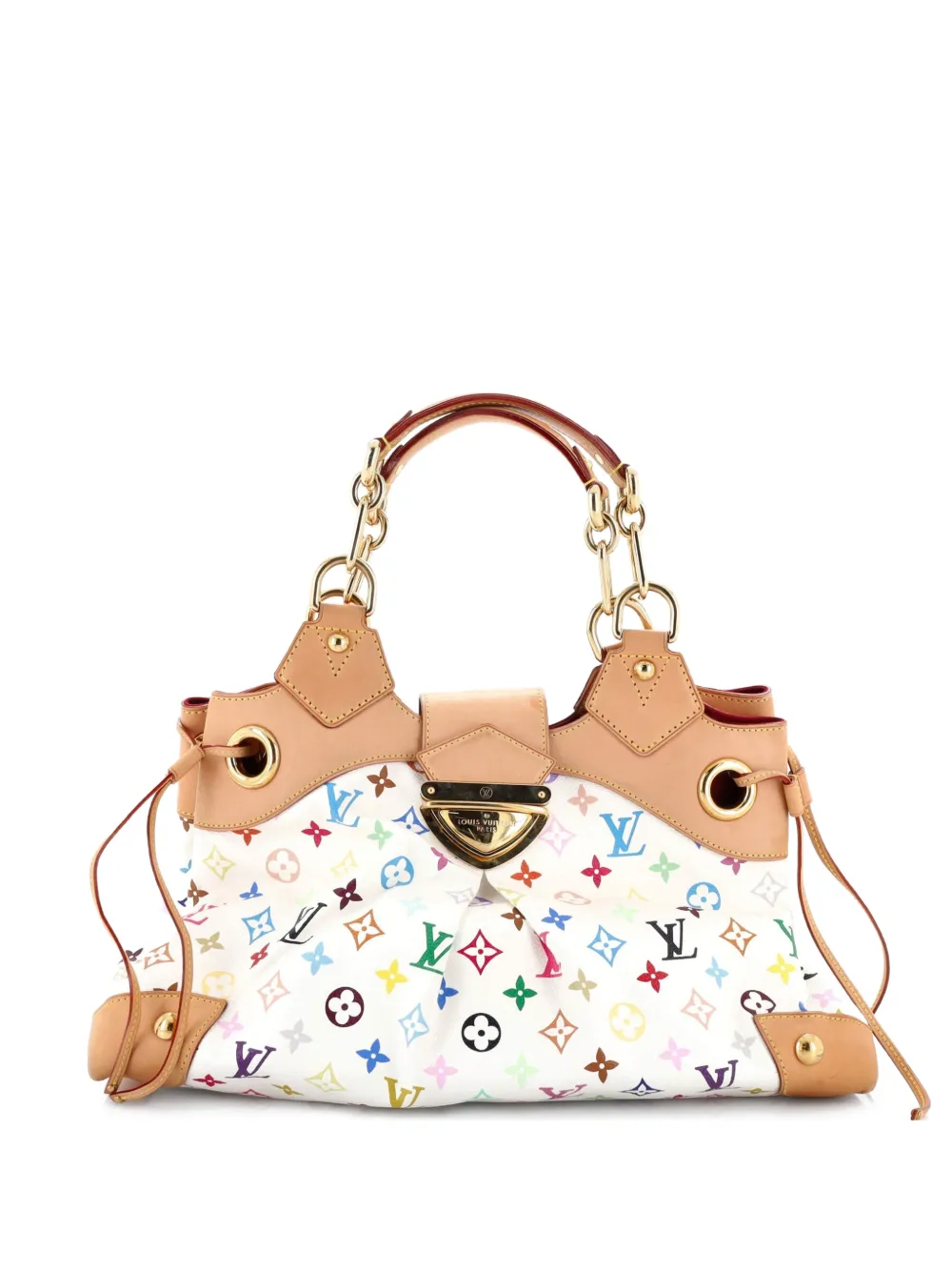 Louis Vuitton Pre-Owned Ursula Handbag Monogram Multicolor satchel - White