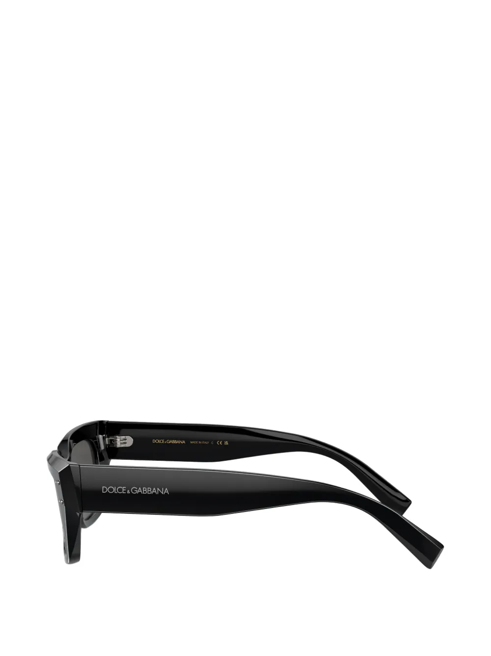  Dolce & Gabbana Eyewear Studded Square Sunglasses - Black 