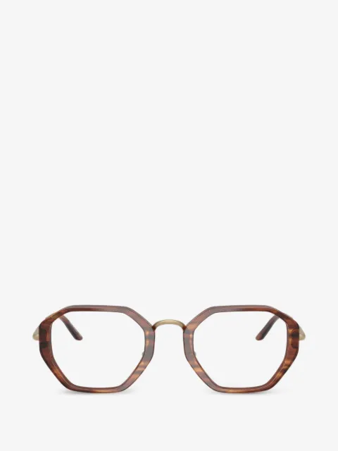 Giorgio Armani lentes con armazón geométrica