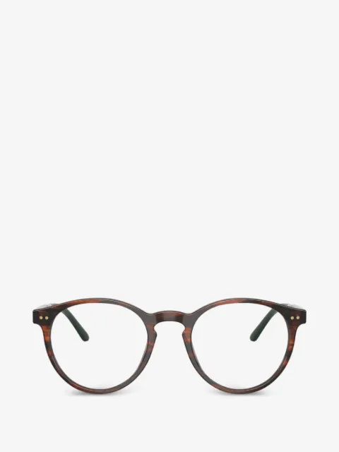 POLO RALPH LAUREN EYEWEAR round stripe glasses