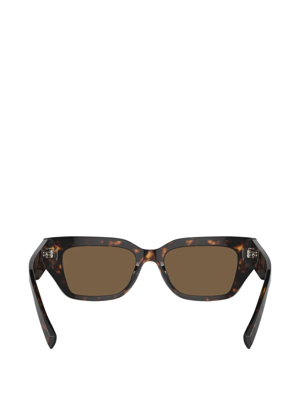 Dolce & Gabbana Eyewear Zonnebril met vierkant montuur en studs Bruin