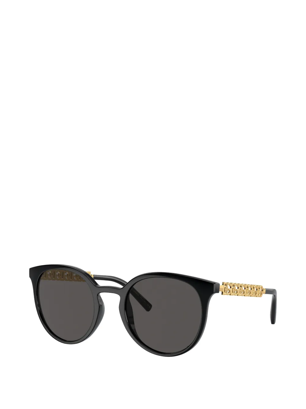 Dolce & Gabbana Eyewear Zonnebril met logopatroon Zwart