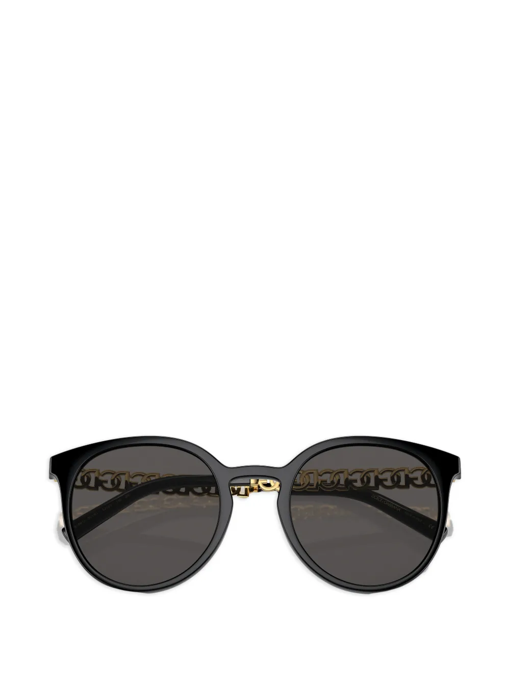 Dolce & Gabbana Eyewear Zonnebril met logopatroon Zwart