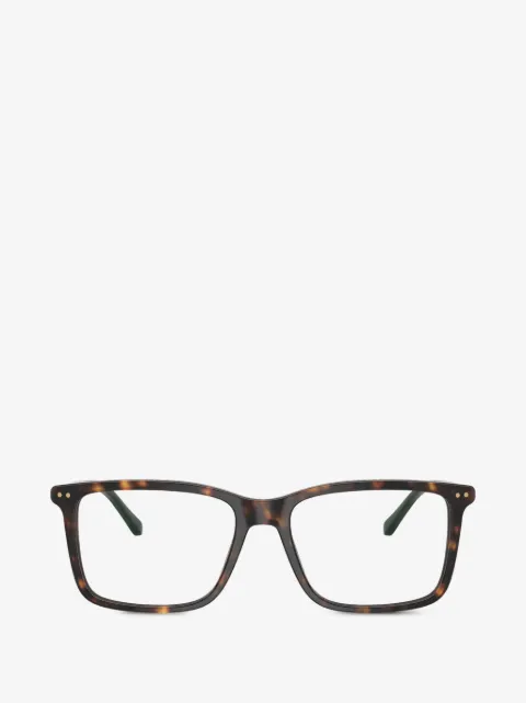 POLO RALPH LAUREN EYEWEAR square-frame stripe glasses