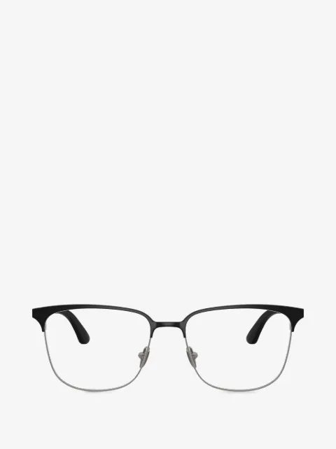 Giorgio Armani cuved-tip glasses