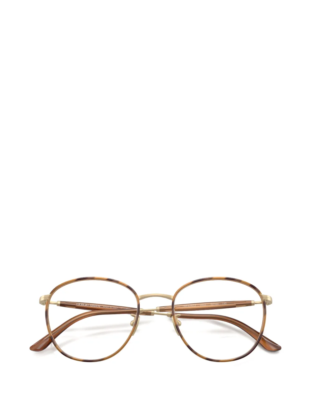 Giorgio Armani Bril met rond montuur Bruin