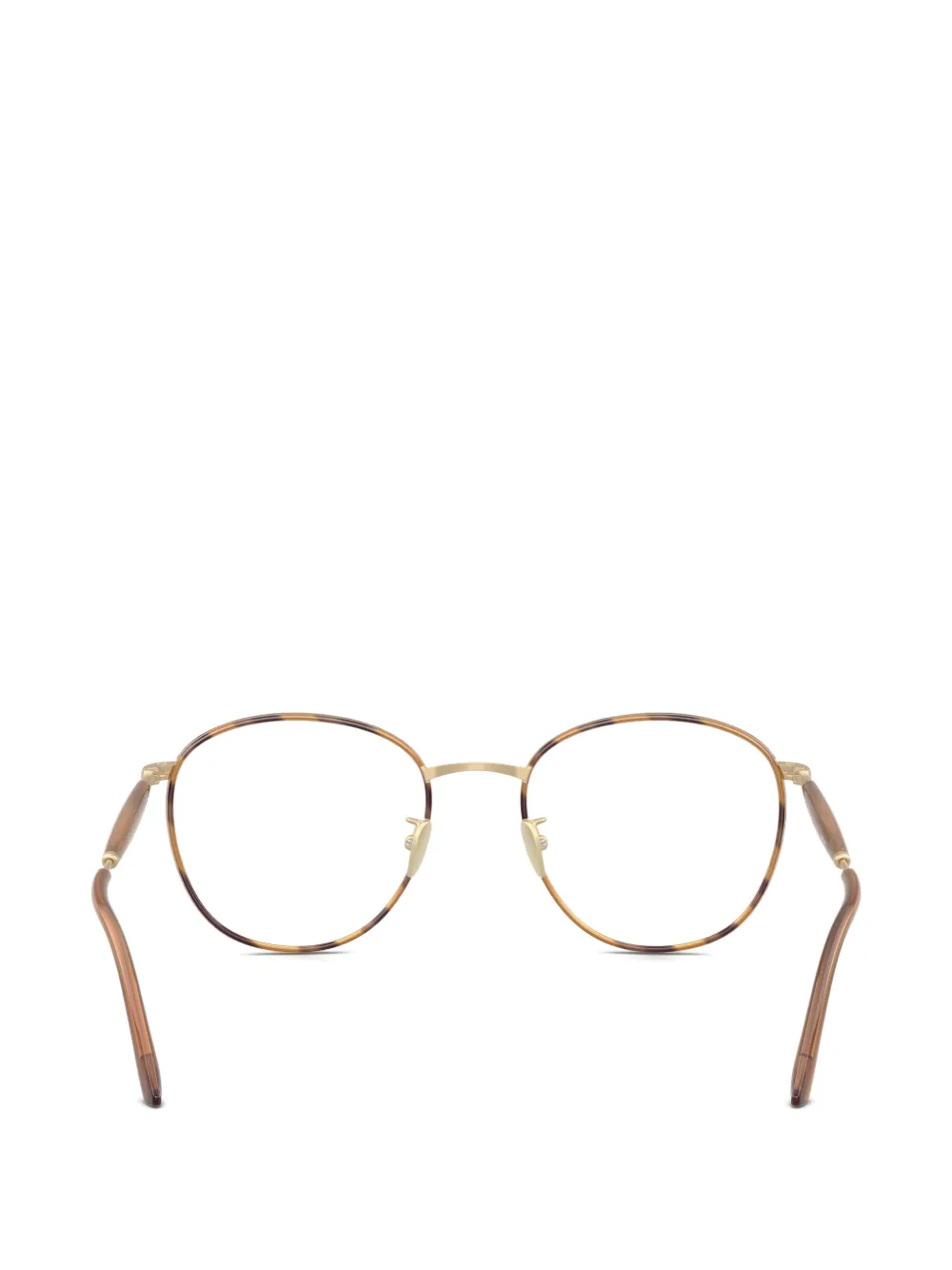 Giorgio Armani Bril met rond montuur Bruin