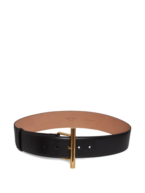 Alexander McQueen T-bar buckle belt