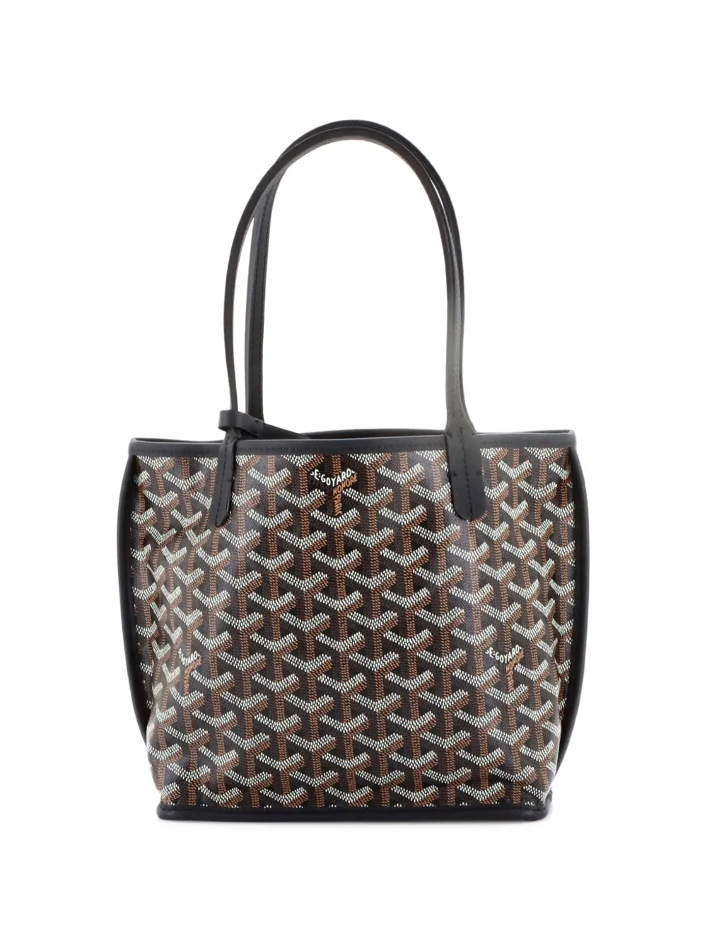 Anjou Reversible Tote Coated Canvas Mini Satchel