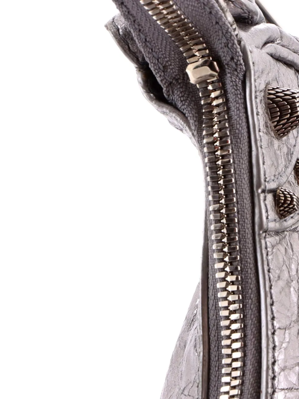 Le Cagole Giant Studs Shoulder Bag Leather Xs Hobo Bag