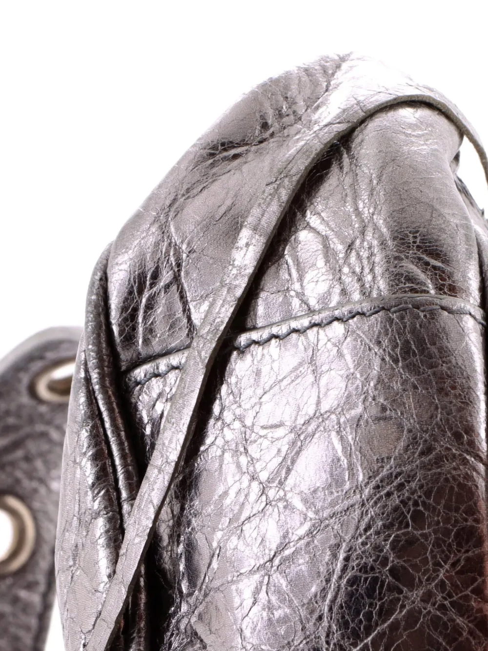 Le Cagole Giant Studs Shoulder Bag Leather Xs Hobo Bag