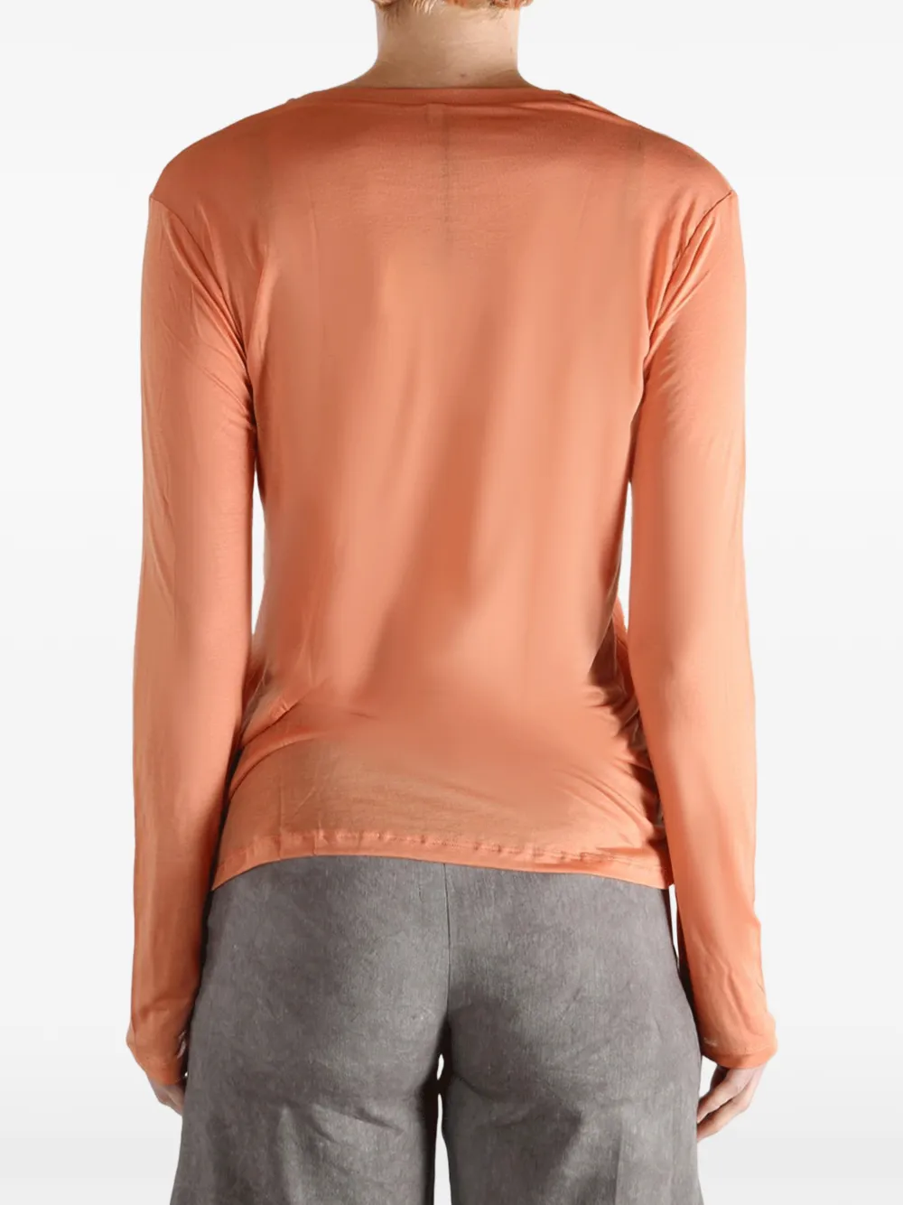 Baserange T-shirt met lange mouwen Oranje