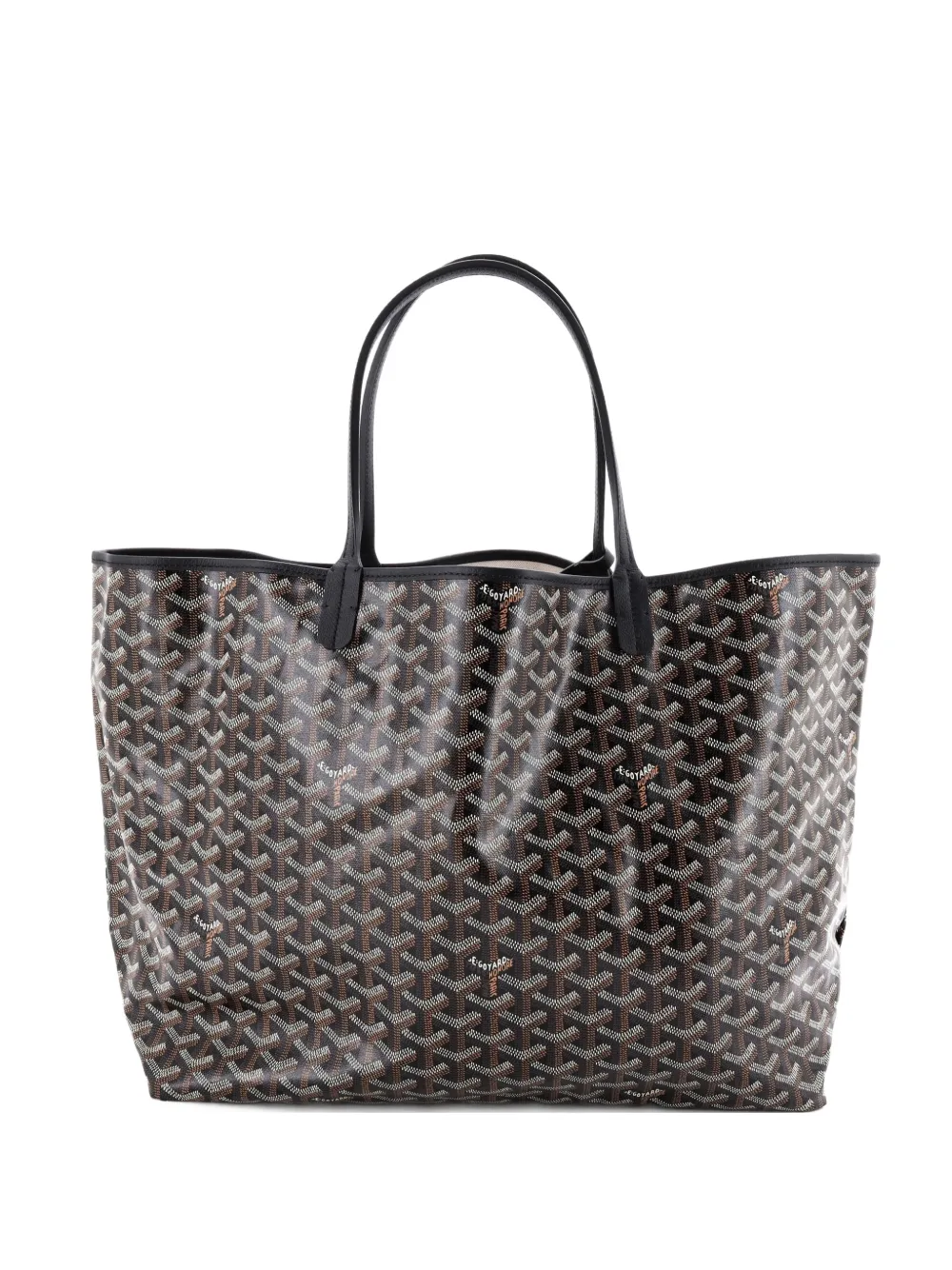 Goyard Pre-Owned Saint Louis Coated Canvas GM tote bag - Nero