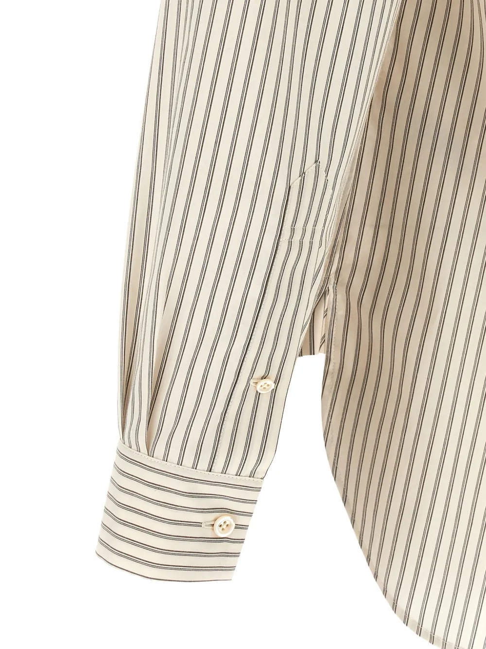 The Row Kardiff ストライプ シャツ | ニュートラル | FARFETCH JP