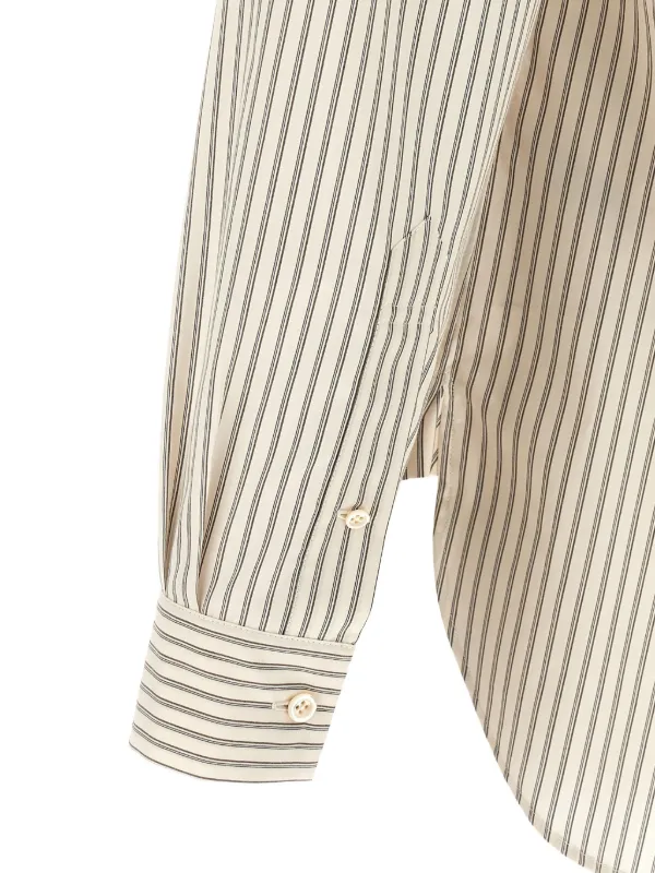 The Row Kardiff ストライプ シャツ | ニュートラル | FARFETCH JP