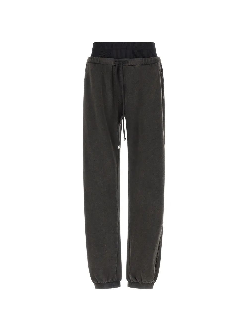 The Attico faded ribbed insert trousers - Grigio