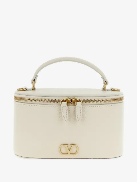 Valentino Garavani VLogo signature mini vanity bag in grainy calfskin