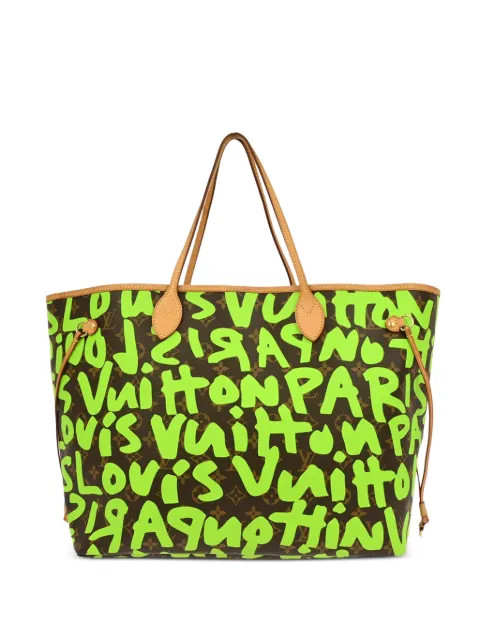 Louis Vuitton Pre-Owned شنطة عملية 'مونوغرام غرافيتي نيفرفول GM' كانفا 2009