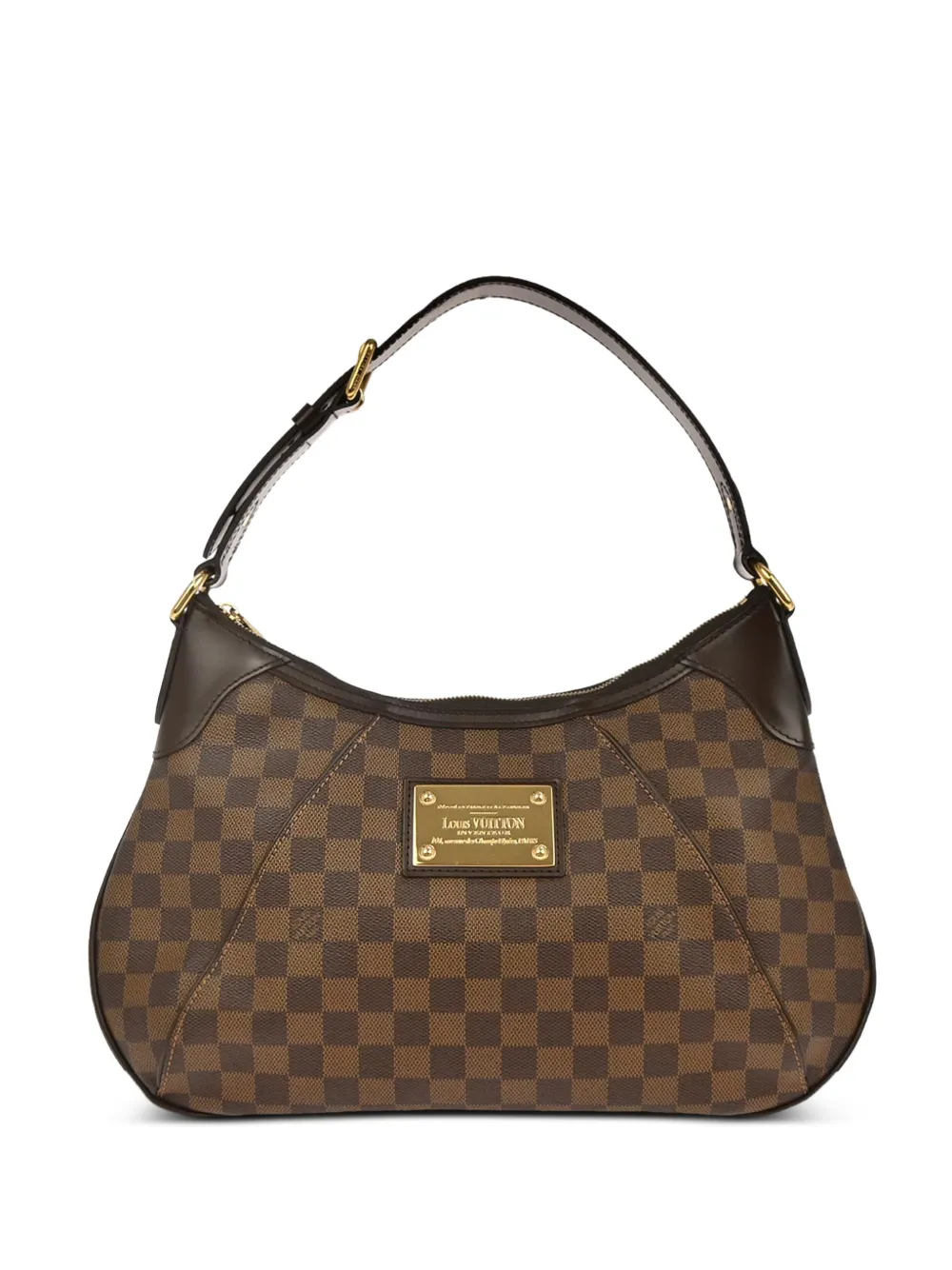 Louis Vuitton Pre-Owned Borsa a spalla GM Thames Damier 2008 - Marrone