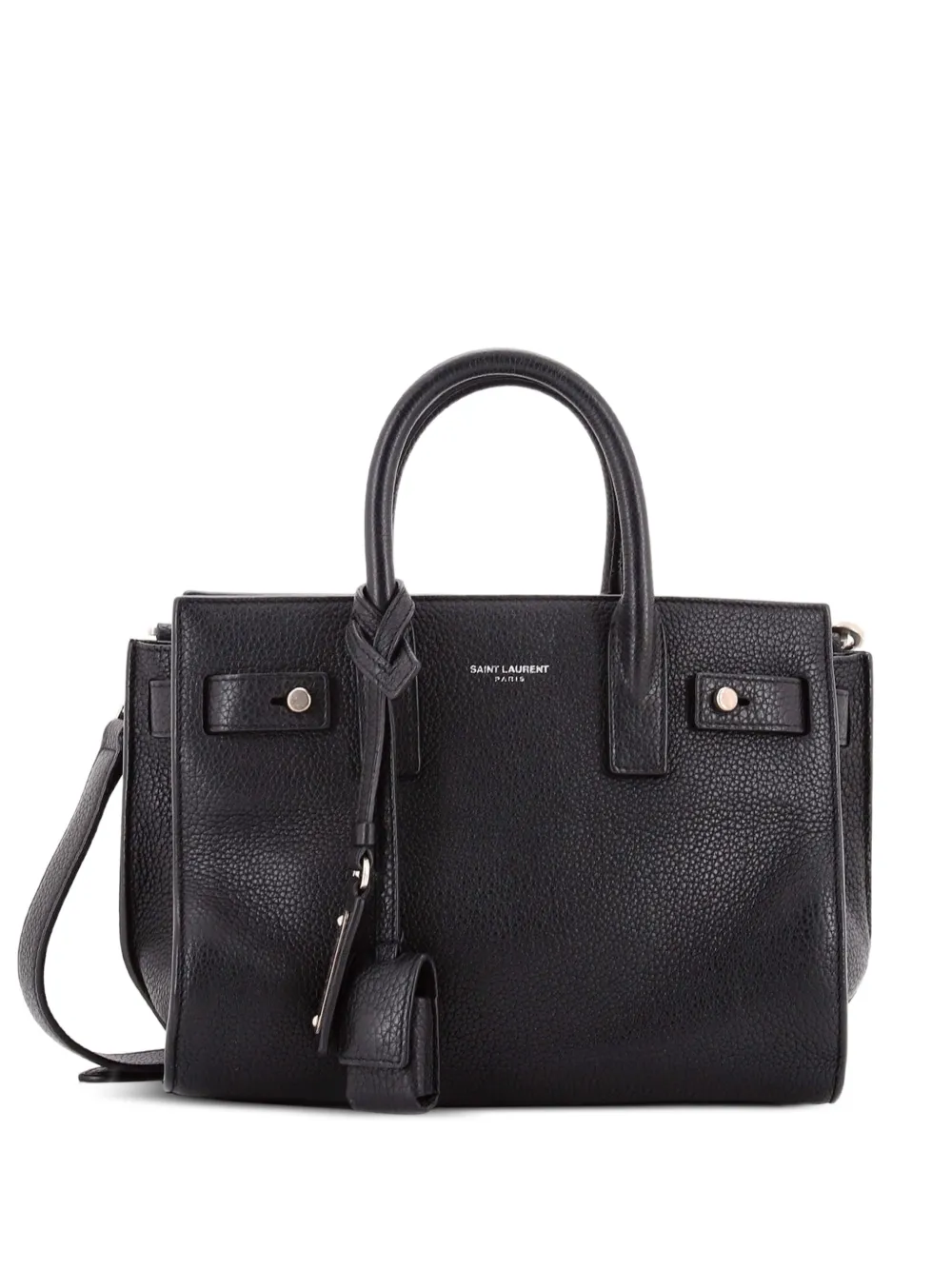 Saint Laurent Pre-Owned Sac de Jour Souple Bag Leather Nano tote bag - Nero