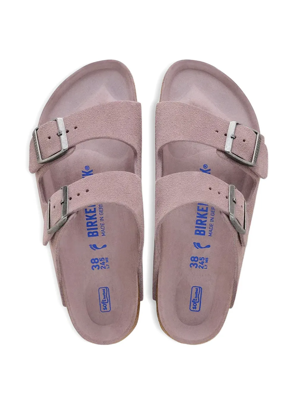Birkenstock Arizona buckle-fastening sandals Roze