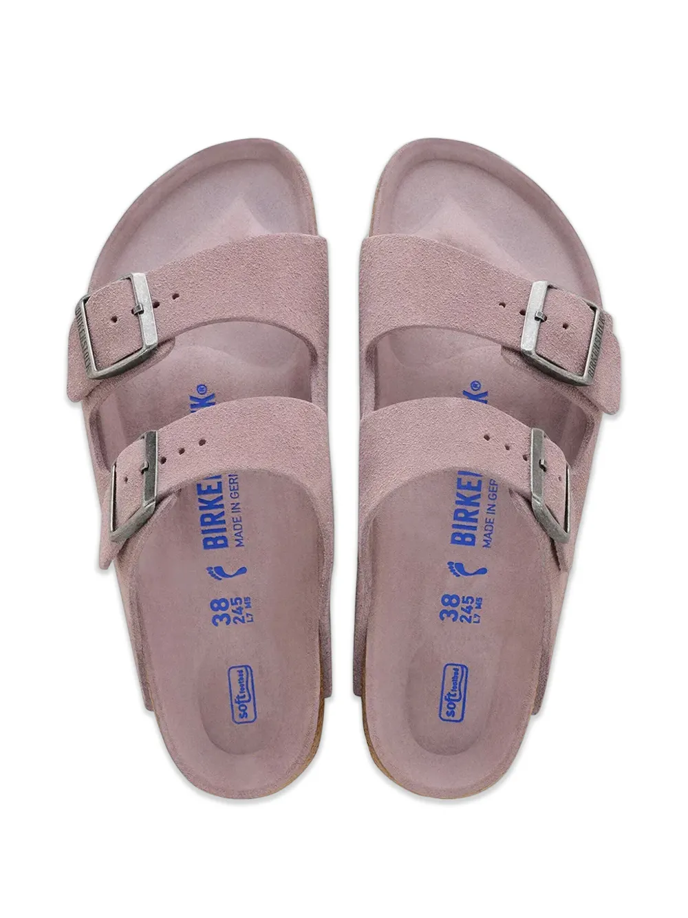 Birkenstock Arizona buckle-fastening sandals Roze