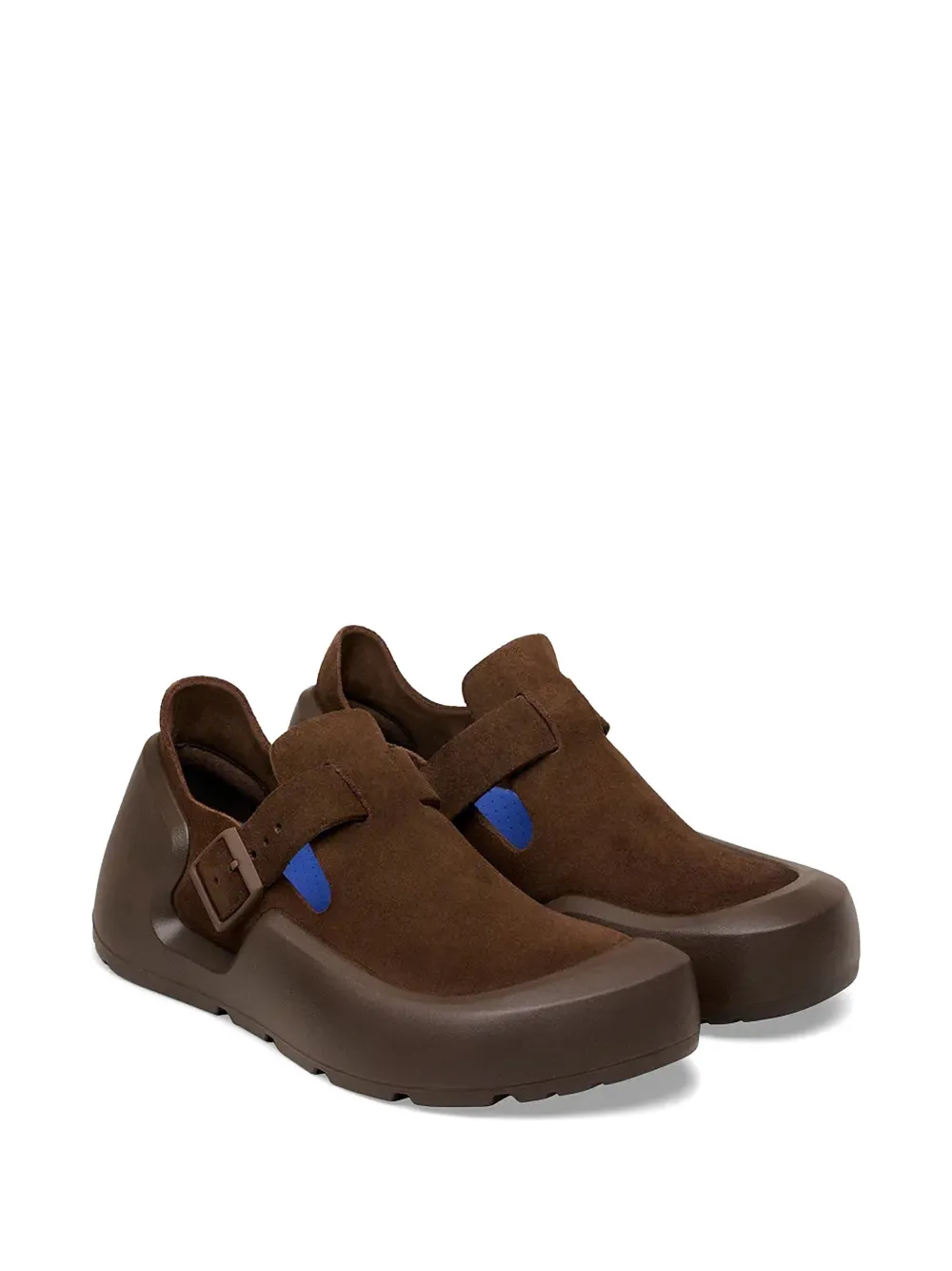 Birkenstock Reykjavik buckle-fastening suede trainers Bruin