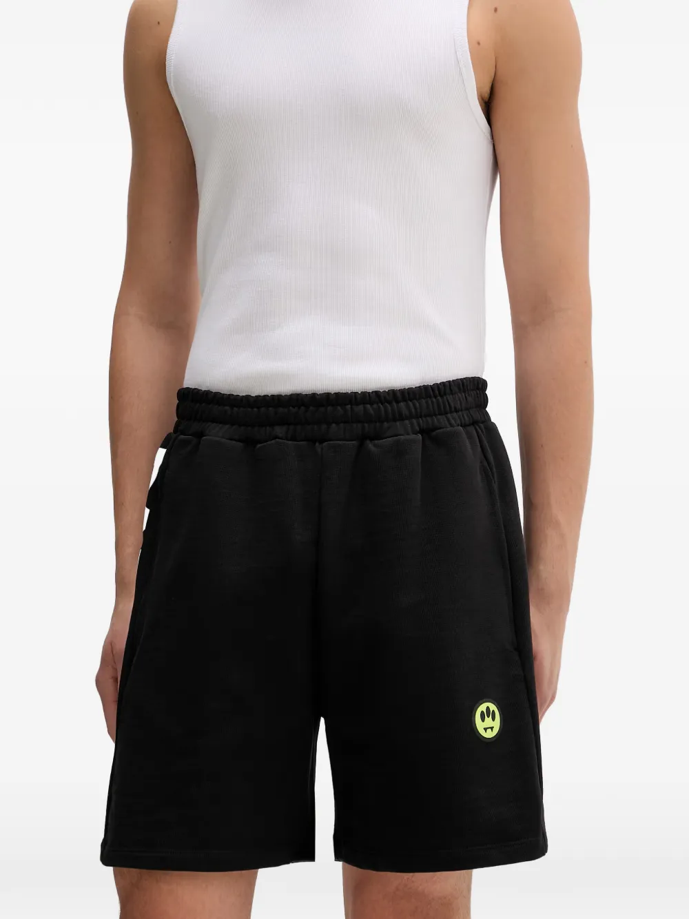 BARROW Shorts met elastische taille Zwart